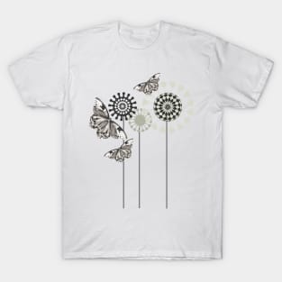 Butterflies and Flowers T-Shirt